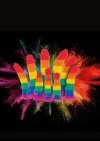 Kolorowy stożkowy korek analny wtyczka plug lgbt