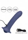 Elegancki Strapon wibrator dildo na pasku stymulator punku G 14 cm