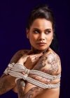 Brązowa lina do Shibari Kinbaku 10M 7 mm