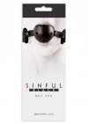 Knebel bdsm Sinful Ball Gag Black