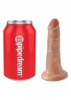 Realistyczne dildo z żyłami sztuczny penis z zprzyssawką 12,7 cm