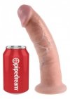 Cieliste realistyczne dildo sztuczny penis na przyssawce 23 cm