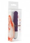 Pofalowany mini wibrator stymulator punktu g fioletowy