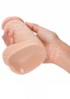 Realistyczne dildo z żyłami penis z jądrami 20 cm