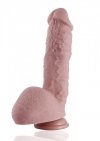Penis do sex maszyny Hismith KlicLok Dildo 21 cm cielisty