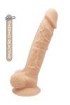 Realistyczny sztuczny penid dildo z jądrami na przyssawce 23 cm