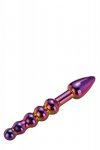 GLAMOUR GLASS RIDGED ANAL DILDO