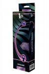 Szklane zakrzywione dwustronne dildo dla lesbijek 17 cm