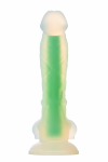 Radiant dildo świecące w ciemności mały rozmiar zielone 17,5