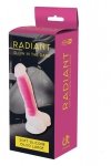 Radiant dildo świecące w ciemności duży rozmiar fioletowe