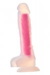Radiant dildo świecące w ciemności duży rozmiar fioletowe