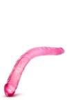 Dwustronne dildo z żyłami dla lesbijek 40 cm