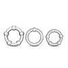 Zestaw Stay Hard Beaded Cockrings Clear