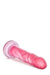 Penis dildo bez jajek  na przyssawce żelowe 17 cm