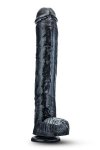 Dildo Jet dark steel carbon metallic black