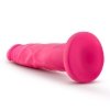 Różowe żylaste dildo penis na przyssawce pochwa oszaleje 19 cm
