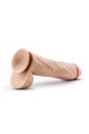Duże realistyczne dildo penis z jądrami na przyssawce 29 cm
