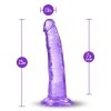 Penis bez jąder dildo żelowe na przyssawce  19 cm