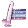 Naturally yours  6 crystalline dildo  rose