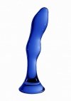 Wyprofilowane szklane dildo analne korek 15 cm