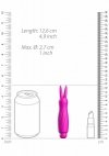 Mini wibrator króliczek masażer łechtaczki fuksjowy