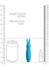 Mini wibrator króliczek masażer łechtaczki turkuskowy