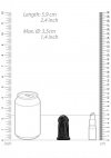 Model 27 - Ultra Soft Silicone Chastity Cage - Black