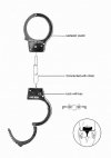 Stalowe kajdanki Beginners Handcuffs