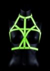 Harness uprząż na piersi świecące w ciemności L/XL
