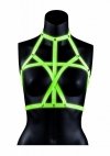 Harness uprząż na piersi świecące w ciemności S/M