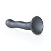 Wyprofilowane dildo do punktu g przyssawka strap-on 17 cm