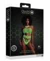 Body with Grecian Neckline - neon green - XS/XL