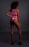 Body with Grecian Neckline - neon pink - XS/XL
