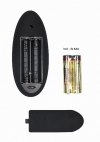 Vibrating realistic cock - 8 - with scrotum - black