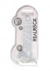 Realistyczny penis na przyssawce dildo clear 23 cm