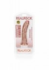 Krzywy penis dildo na mocnej przyssawce 15 cm