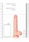 Naturalny penis na mocnej przyssawce dildo 17,8 cm