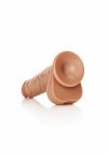 L Realistyczne dildo  z jądrami na przyssawce  23 cm