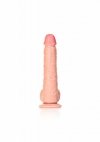 XL Realistyczne dildo  z jądrami na przyssawce  25,5 cm