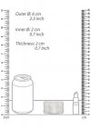 N0. 94 - Reversible masturbator and bumper - transparent