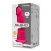 Różowe realistyczne dildo penis z żyłami  przyssawka 23 cm