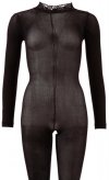 Seksowny bodystocking kombinezon erotyczny z długim rękawem XL/2XL