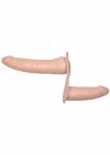 Podwójny strap-on uprząż sztuczny penis dla lesbijek dildo na pasku
