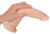 Realistyczne zakrzywione dildo z przyssawką 24 cm