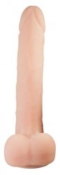 Realistyczne dildo z jądrami sztuczny penis 28 cm