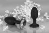 Mały elegancki korek analny wtyczka plug z kryształem