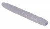 Podwójne żelowe dildo przeźroczyste 34 cm