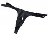 Zestaw strap-on stringi trzy różne czarne penisy dildo na pasku