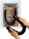 Podwójne elastyczne dildo z żyłami lesbijskie 43 cm