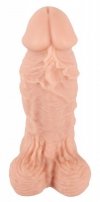 Realistyczne dildo gigant z jądrami na przyssawce gruby 33 cm